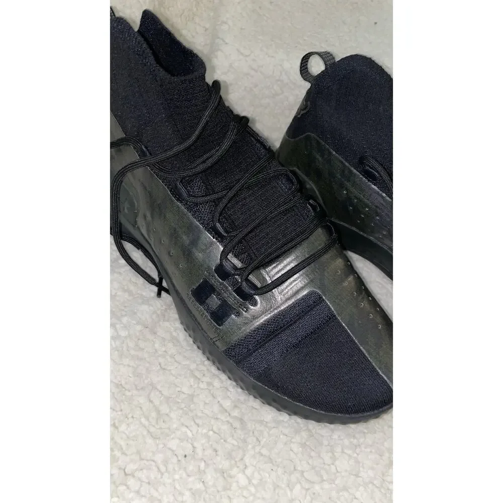 RARE🔥 Under Armour Project Rock 1 Training Sz 13 Mens Black Blood Sweat Respect - Picture 9 of 9